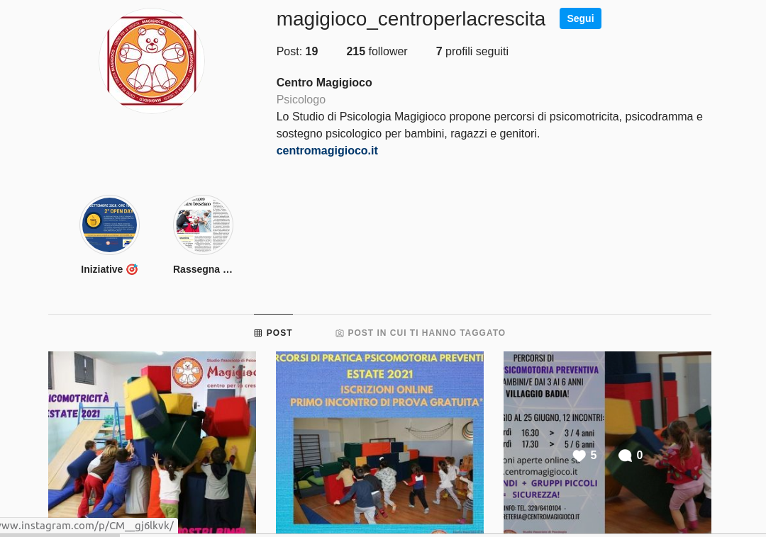 Instagram Magigioco
